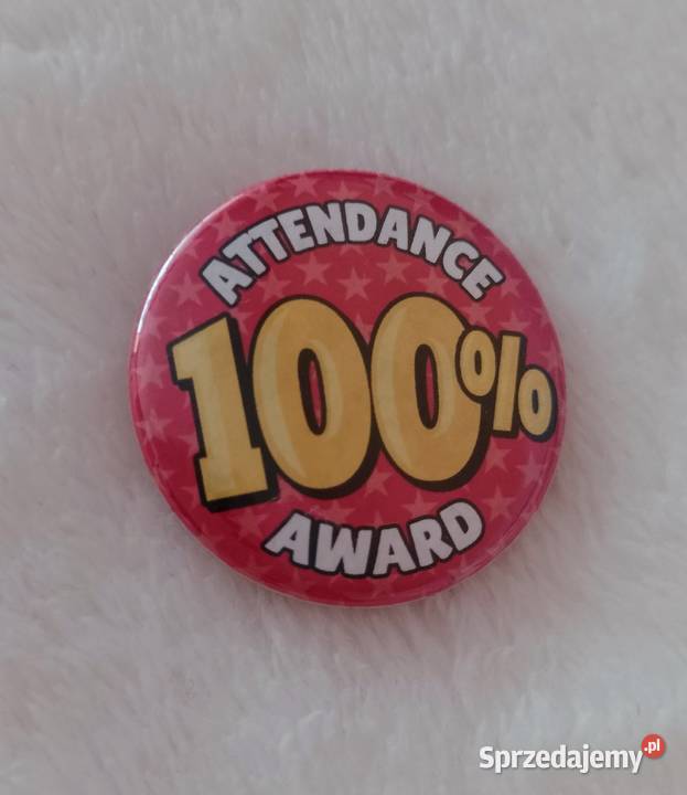 Attendance 100 AwardNagroda 100 frekwencję Kraków sprzedam