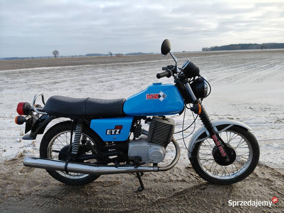 Motocykl MZ ETZ 250 1985r z dokumentami Nowe Skalmierzyce