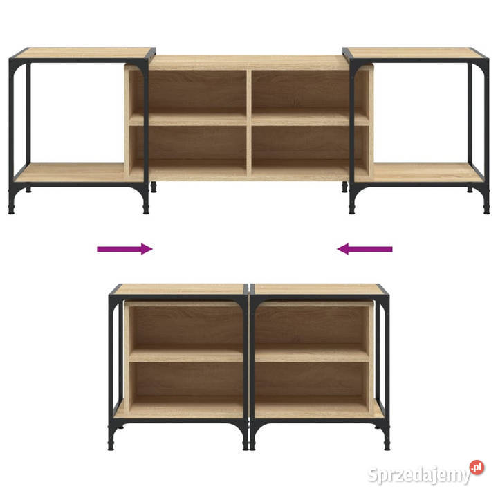 Szafka pod telewizor dąb sonoma 153x37x50 Warszawa