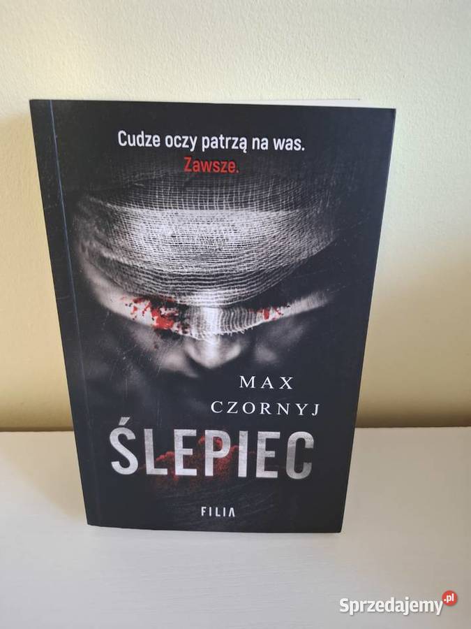 Ślepiec Czornyj thriller kryminał ISBN 9788380756175