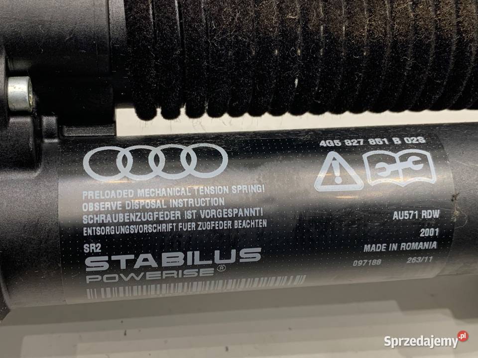 ZAWIASY KLAPY TYŁ KOMPLET AUDI A6 C7