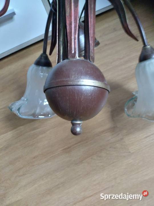 Lampa wisząca sufitowa żyrandol z motywem Oleśnica