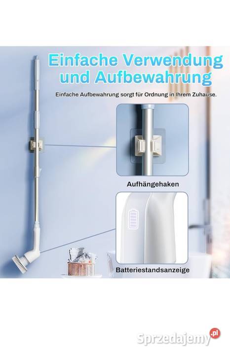 Szczotka elektryczna do czyszczenia fug kabiny