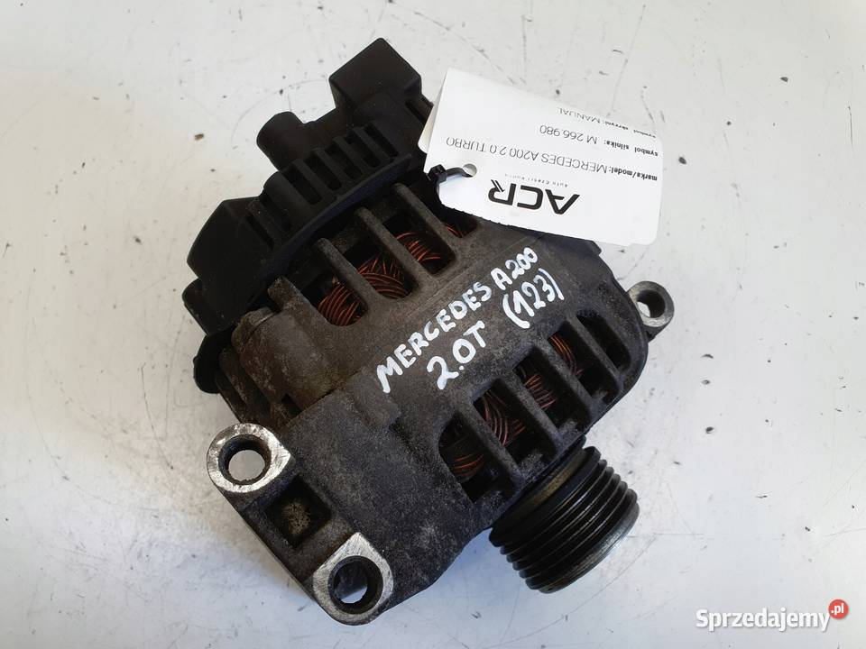 ALTERNATOR Mercedes W169 W245 20 T turbo
