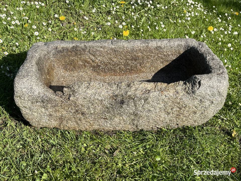 STARE KORYTO KAMIENNE GRANIT 78 KWIETNIK Bielawa