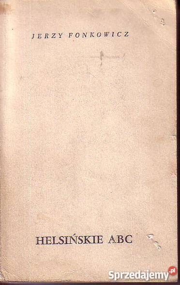 9931 HELSIŃSKIE ABC JERZY FONKIEWICZ Rok wydania 1971 Czyrna