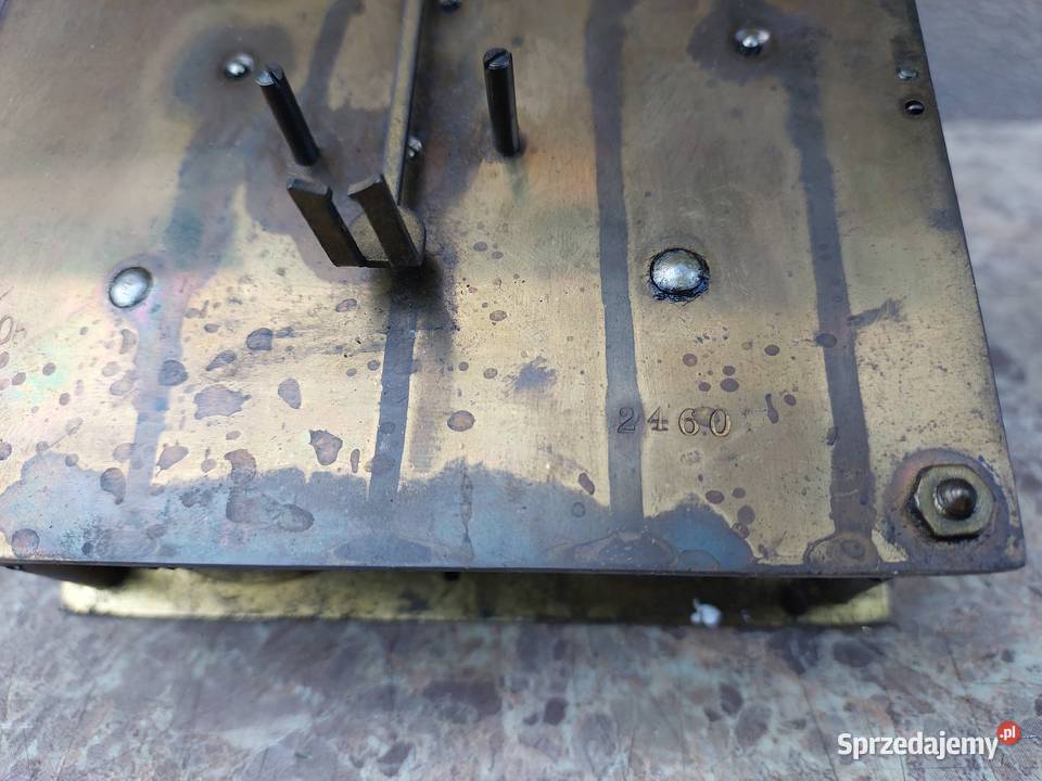 781 Mechanizm starego zegara ściennego Mauthe Tczew sprzedam