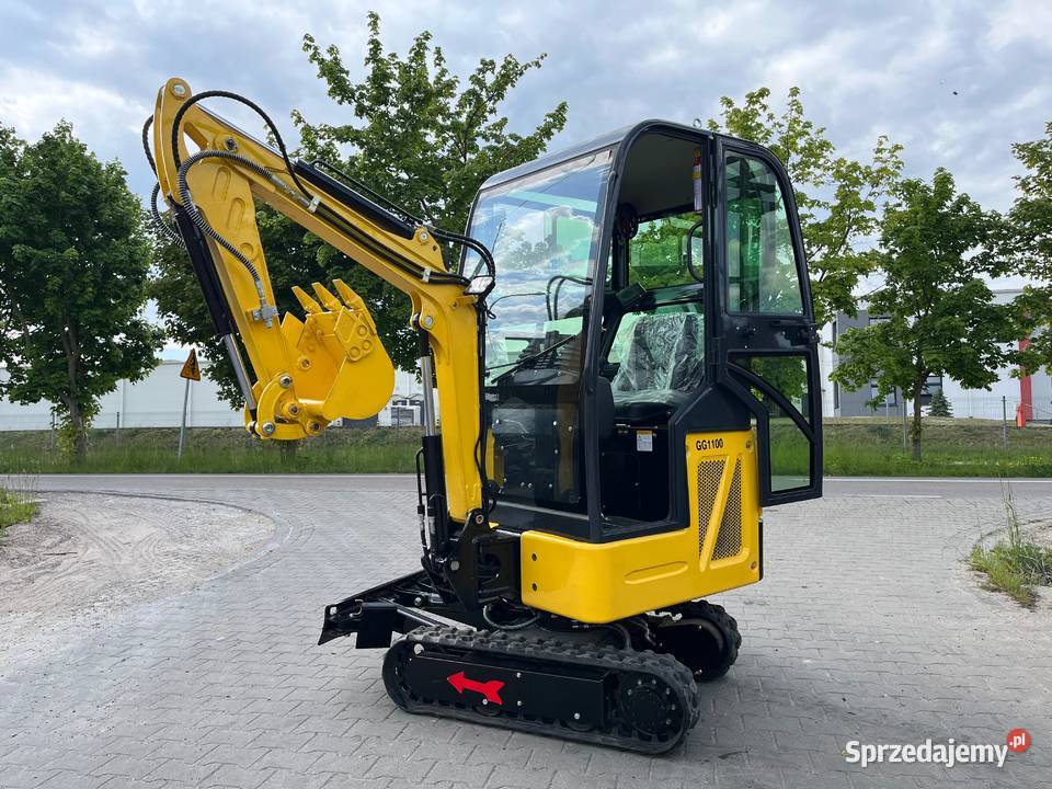 Nowa Minikoparka z kabiną GG1100C Gunter warmińsko-mazurskie