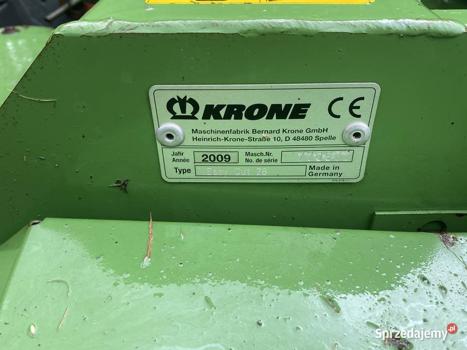 Kosiarka czołowa Krone Ciechanowice