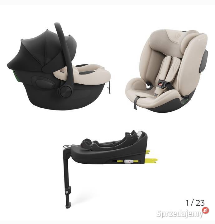 Dwa foteliki kinderkraft baza obrotowa Pleszew