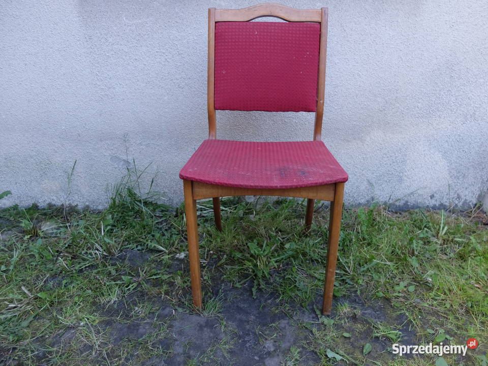 Krzesło z epoki PRL produkcja Jasienica 638
