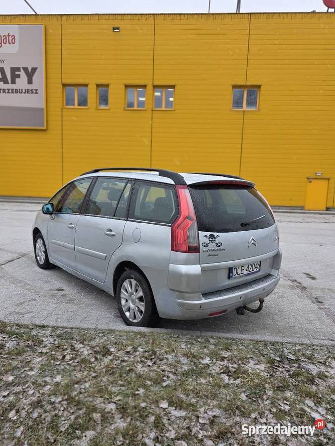 Citroen C4 Grand Picasso 16 HDI 7 osobowe Rok produkcji 2007 Samochody osobowe dolnośląskie Lubin