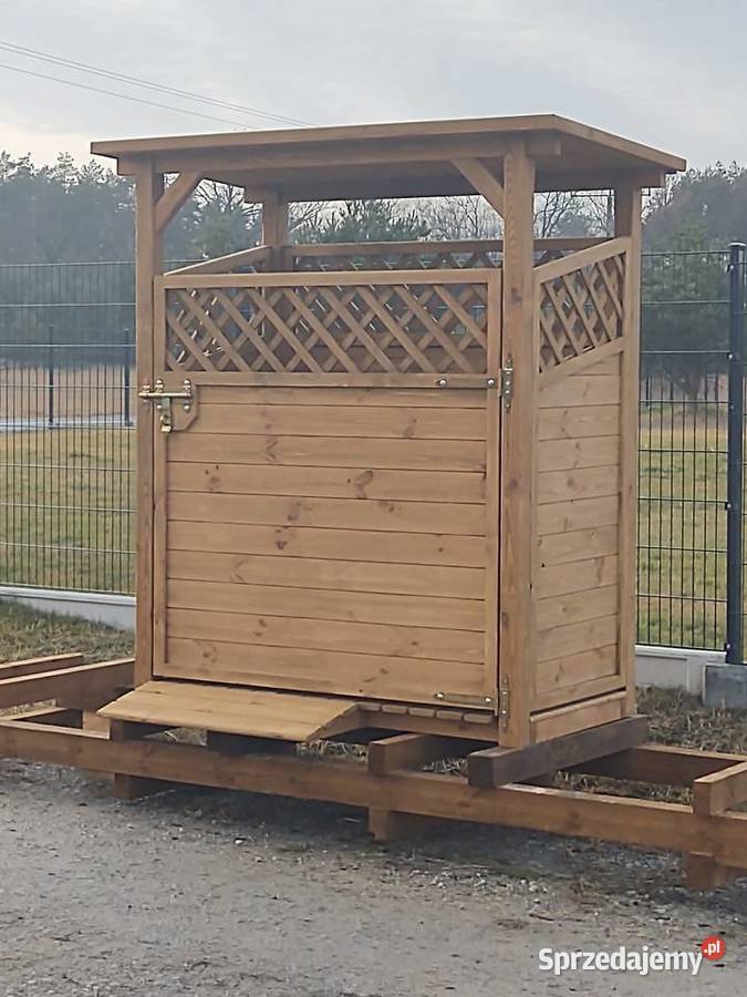 Zabudowa na kosze 165x087 dach prosty panele