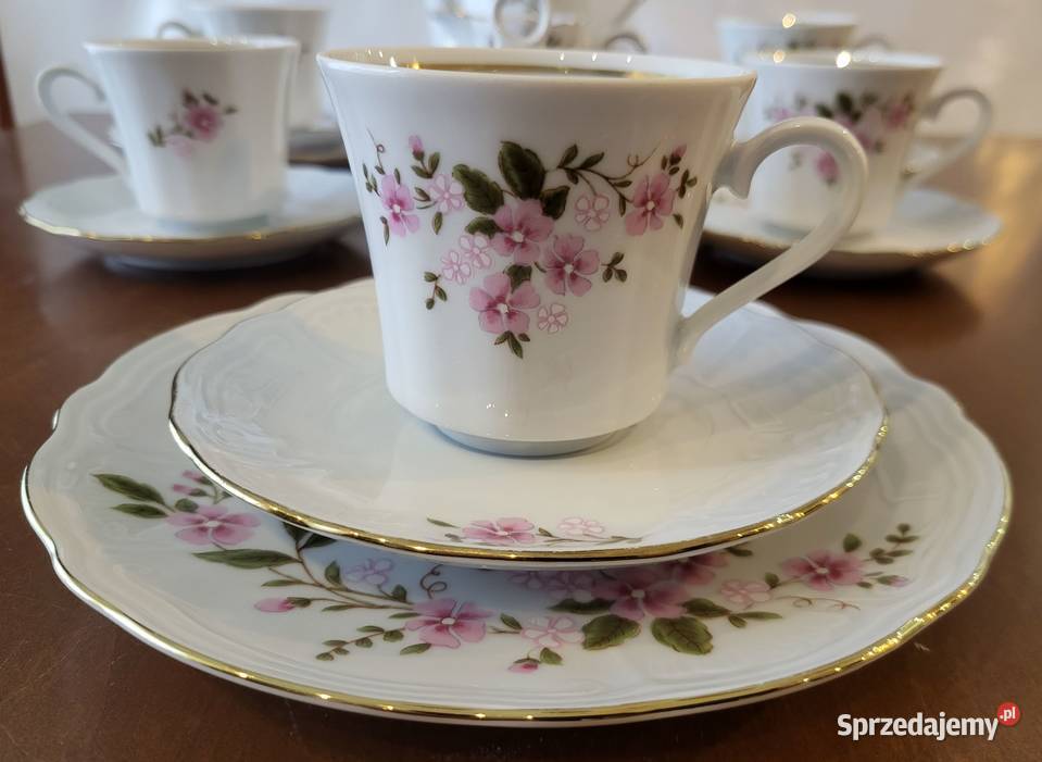 Retsch Wunsiedel Bawaria retro zestaw do kawy