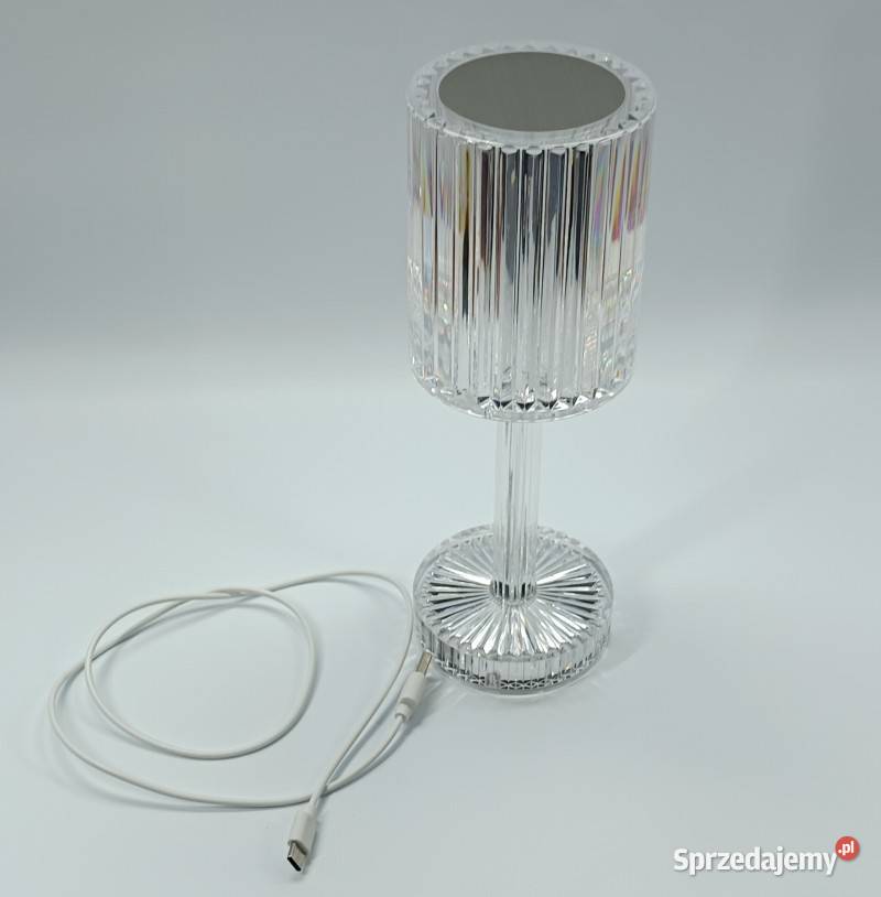 Lampka dotykowa LED 1W USBC aku 800mAh ozdobna Lampy stołowe i nocne Zielona Góra