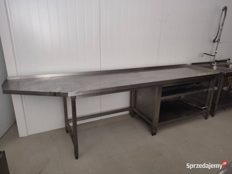 Stół roboczy nierdzewny 3000 x 700 x 900mm Niedźwiedź