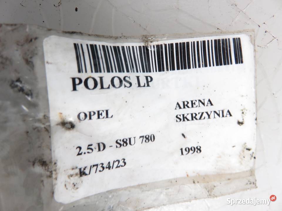 PÓŁOŚ LEWA PRZEDNIA OPEL ARENA 25 D