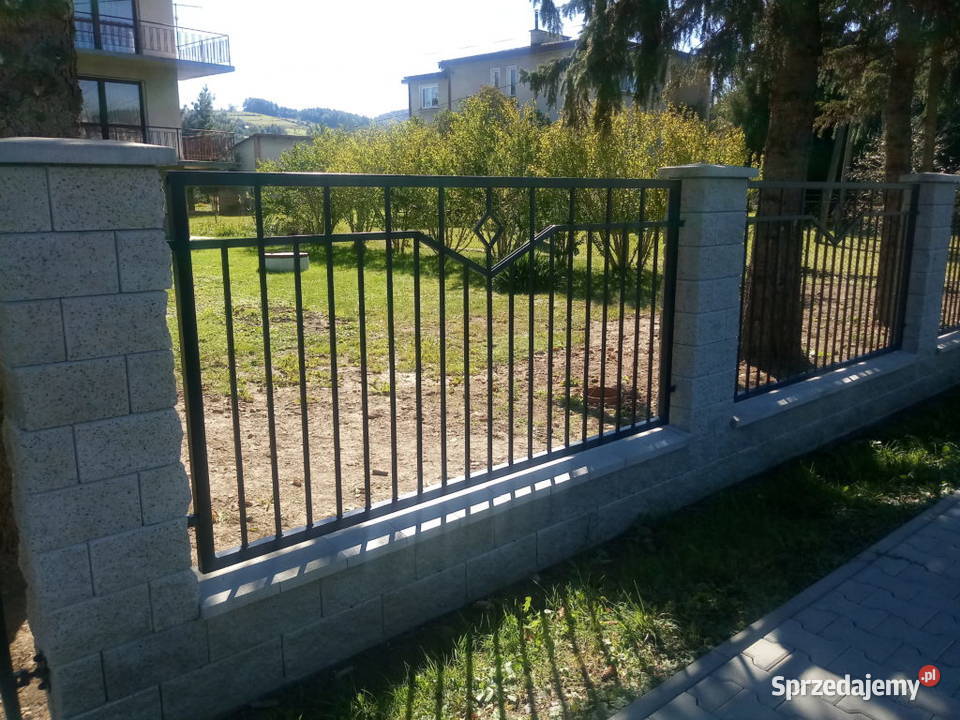 Przęsło ogrodzeniowe metalowe E01 ocynkkolor Przęsła sprzedam