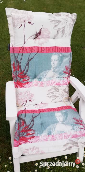 Materacyk poduszka na leżak krzesło ogród mazowieckie Garwolin