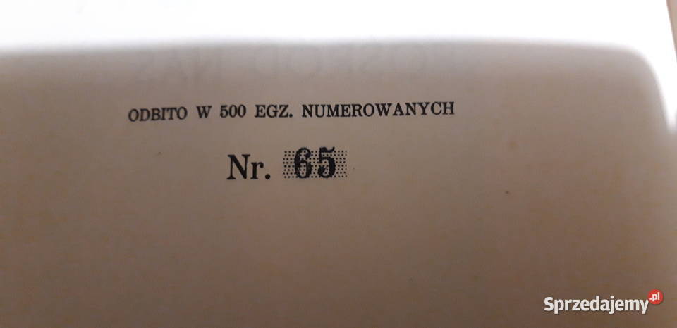 Skarga Pośród Nas 1936 egz 65 z 500 stan Iwno