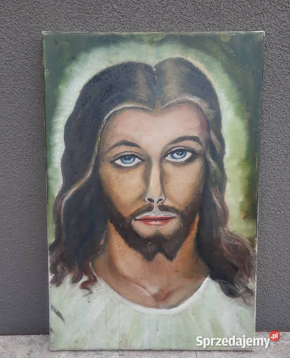 Obraz olej na płótnie Jezus 405x605 Tczew