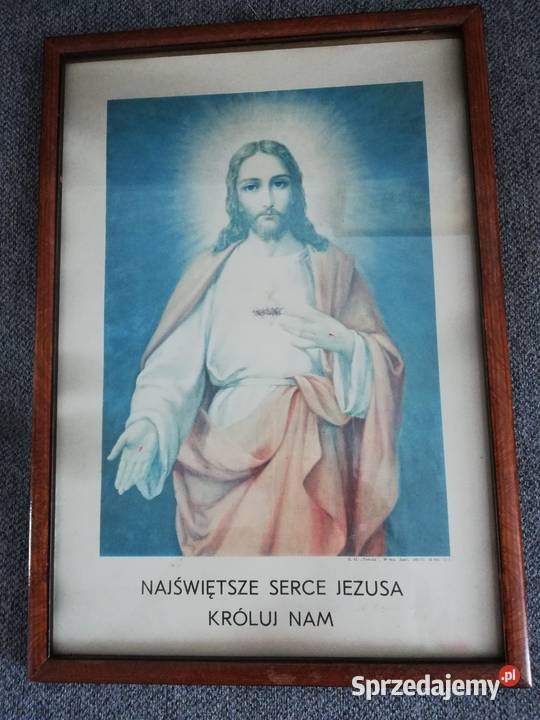 Najświętsze Serce Jezusa Króluj Nam 1973 Rama śląskie Katowice