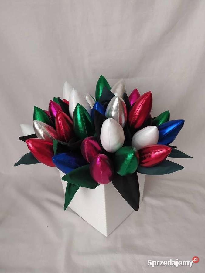 Tulipany kwiaty szyte bawełniane i Glamour Sędziszów Małopolski