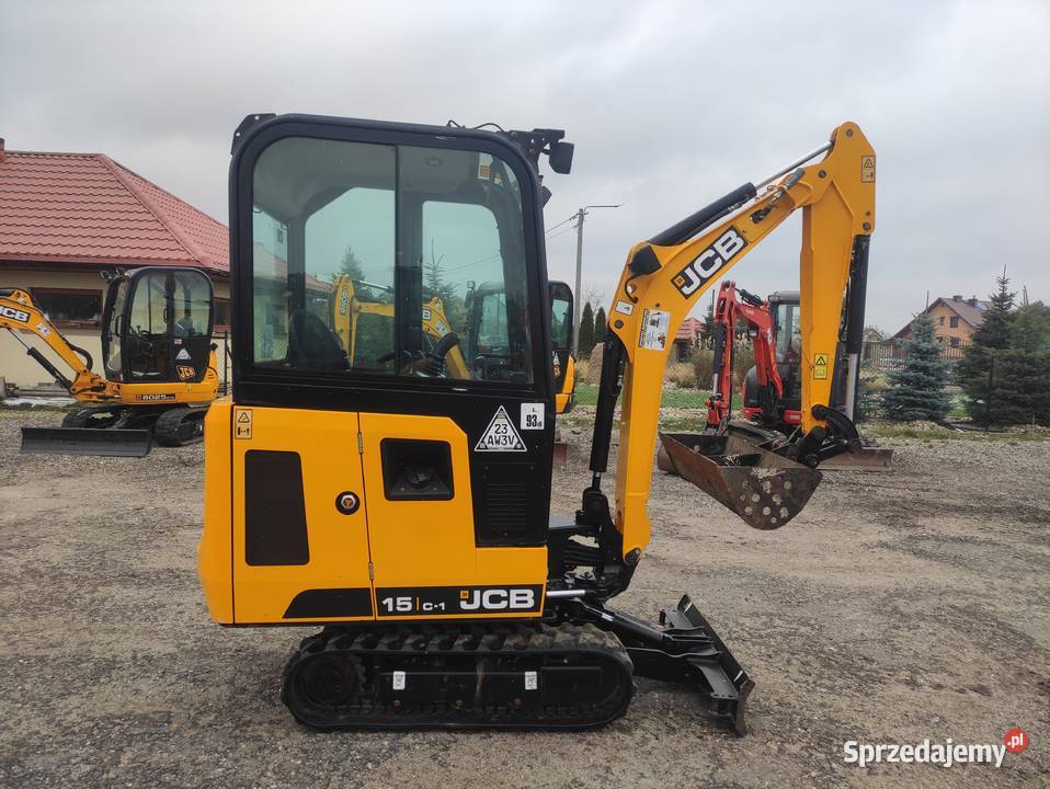 Minikoparka JCB 15 c1 2019r 240mtg maszyna nie Ryżki sprzedam
