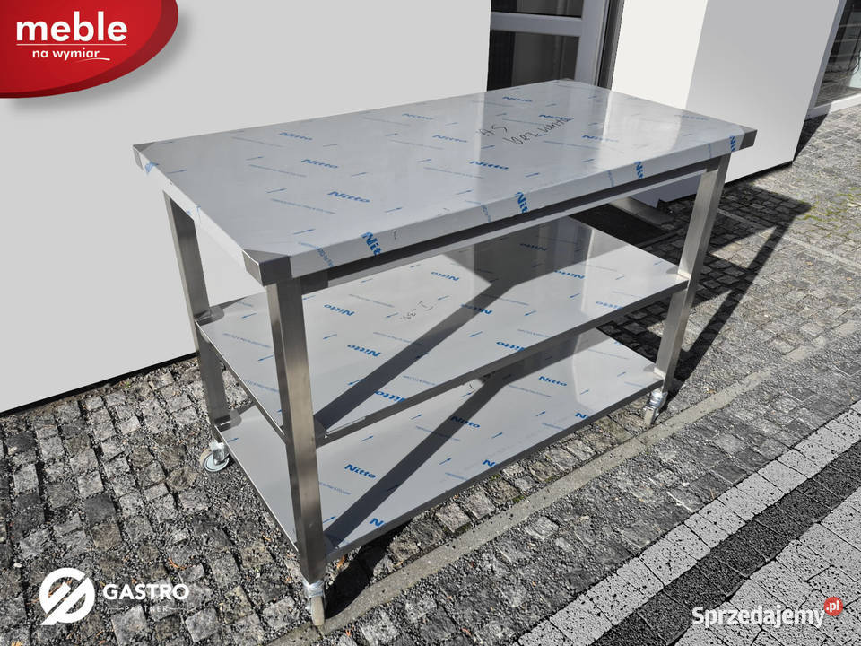 Stół gastronomiczny z 2 półkami spawany na wielkopolskie Ostrów Wielkopolski