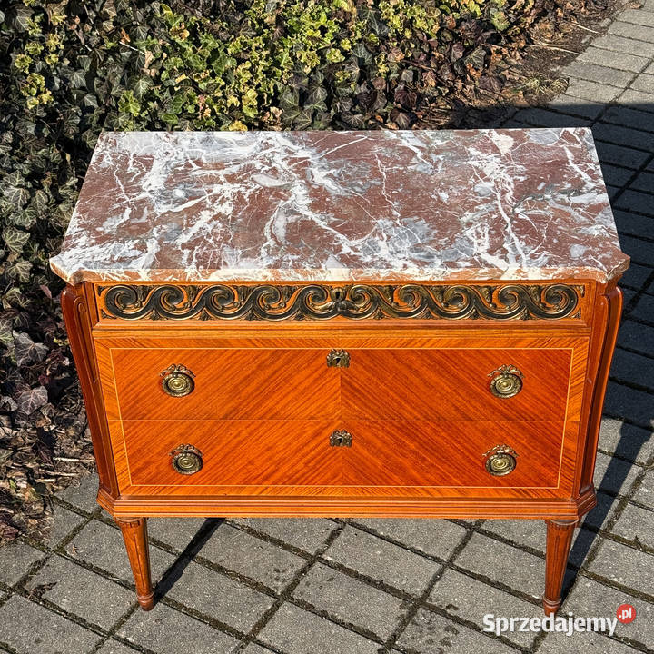 ARTexpert Komoda Ludwik marmurowy blat vintage zachodniopomorskie Dobrzany