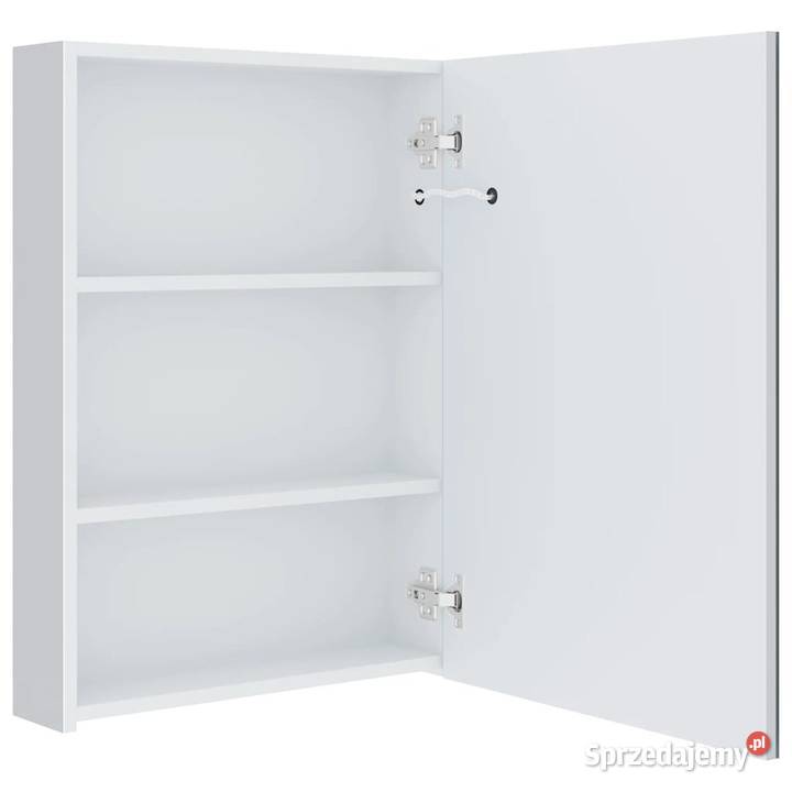 vidaXL Szafka łazienkowa z lustrem i LED 50 x 13