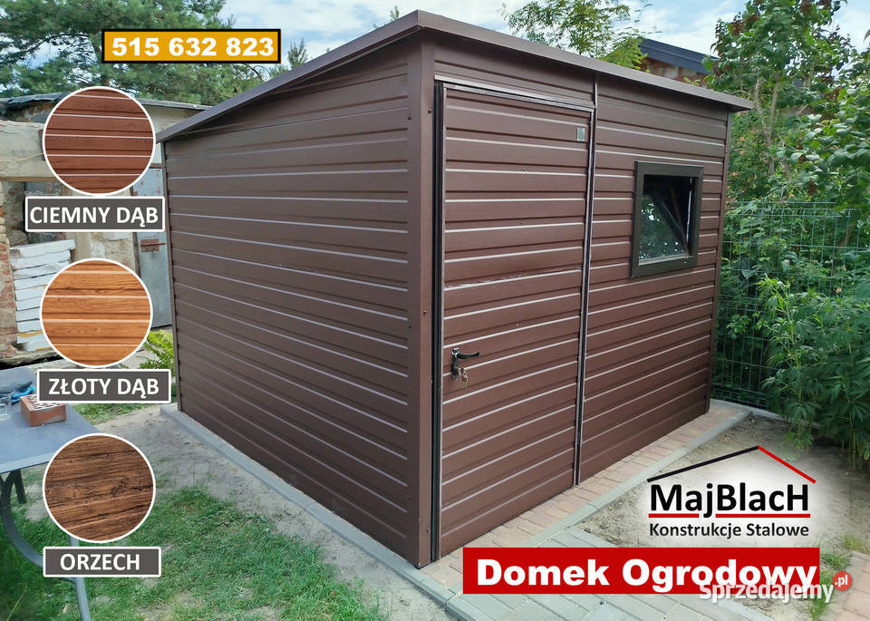 Garaż Blaszany Grafit KonstrukcjaProfilHala dolnośląskie