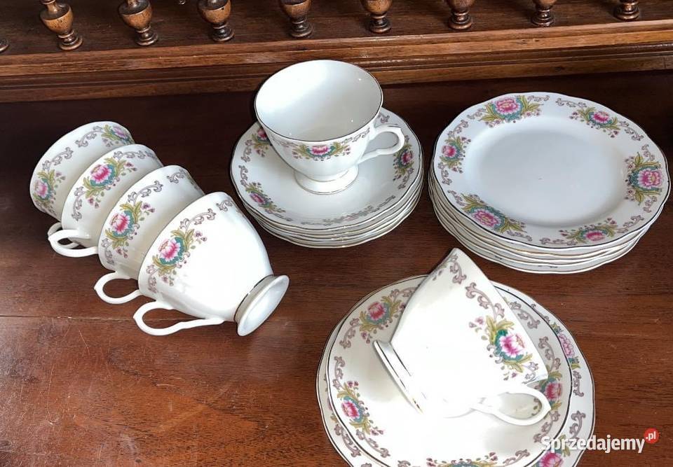 Filiżanka z talerzkiem deserowym Made in China Gdańsk