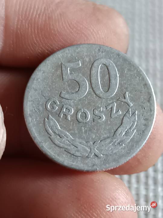 Sprzedam monete 50 groszy 1949 mala skretka Chełm sprzedam