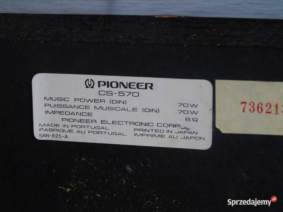 Świetne kolumny Pioneer CS 570 Vintage DOSTAWA