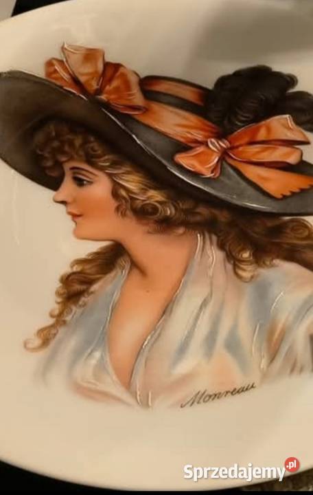 LIMOGES Monreau Portret damy z epoki Pabianice sprzedam