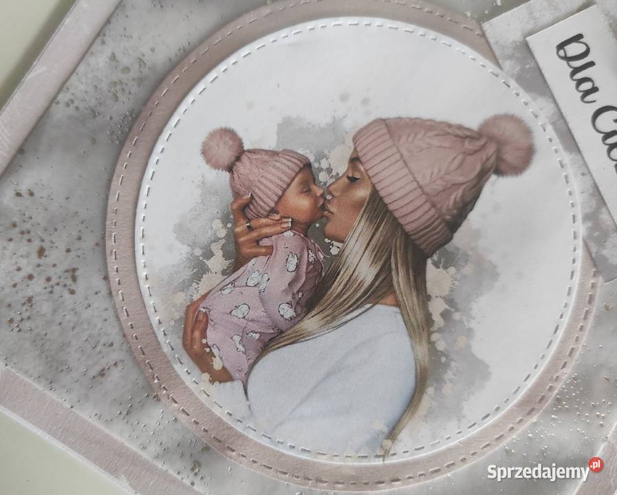 Kartka okolicznościowa ręcznie robiona Mamy Rękodzieło Łódź sprzedam