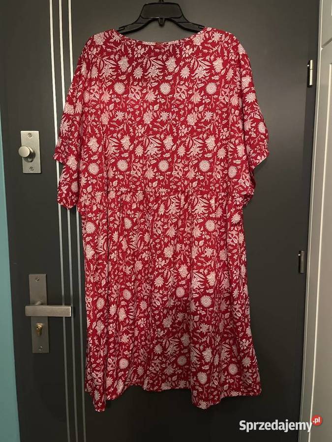 Shein Curve sukienka rozkloszowana modny wzór Choszczno