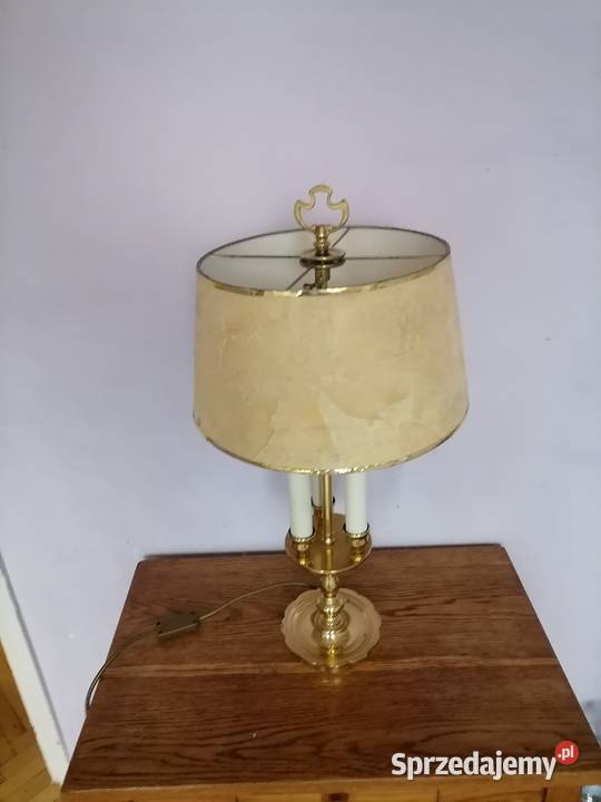 Stara mosiężna lampa z łat 60 tych ART DECO małopolskie Kraków sprzedam
