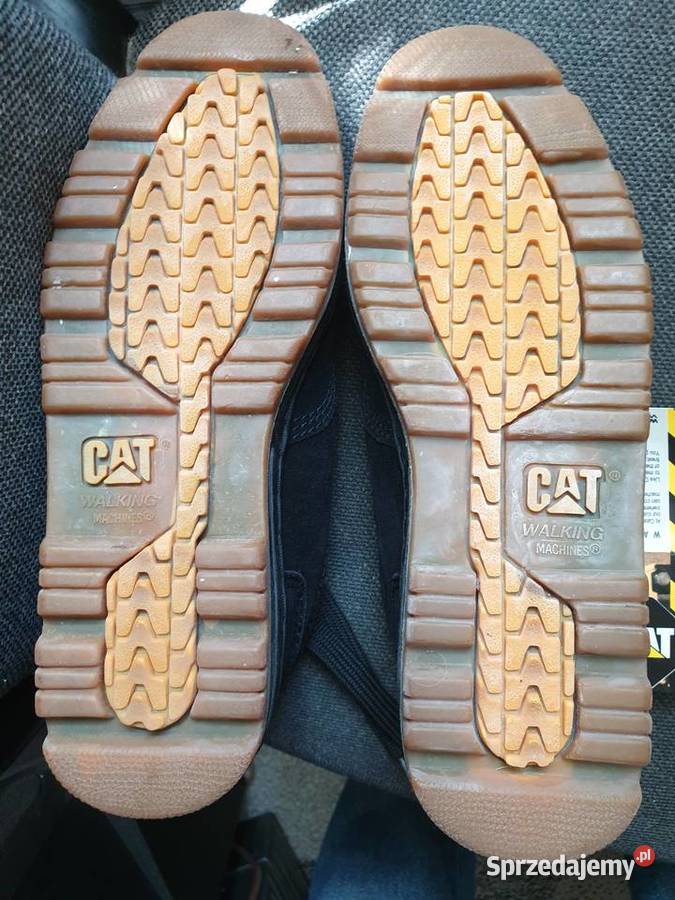 Buty skórzane Caterpilar 45 czarne stan mazowieckie Warszawa