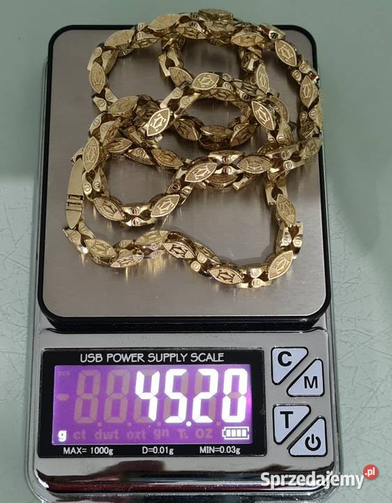 Nowy złoty łańcuszek Cartier pr585 60 podlaskie Białystok