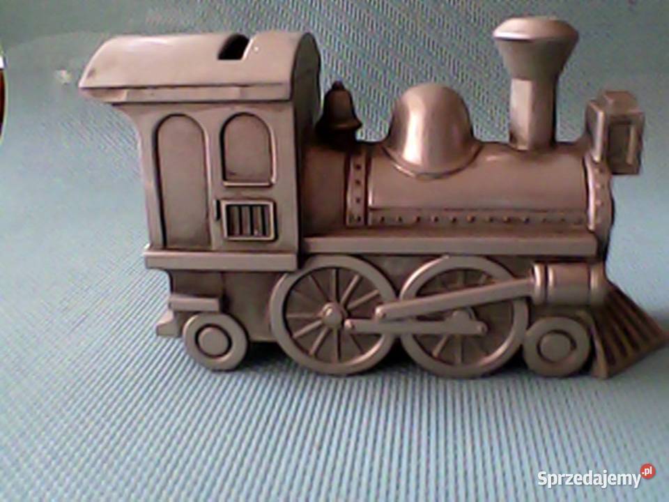 Skarbonka kolekcionerska srebrna metalowa Warszawa