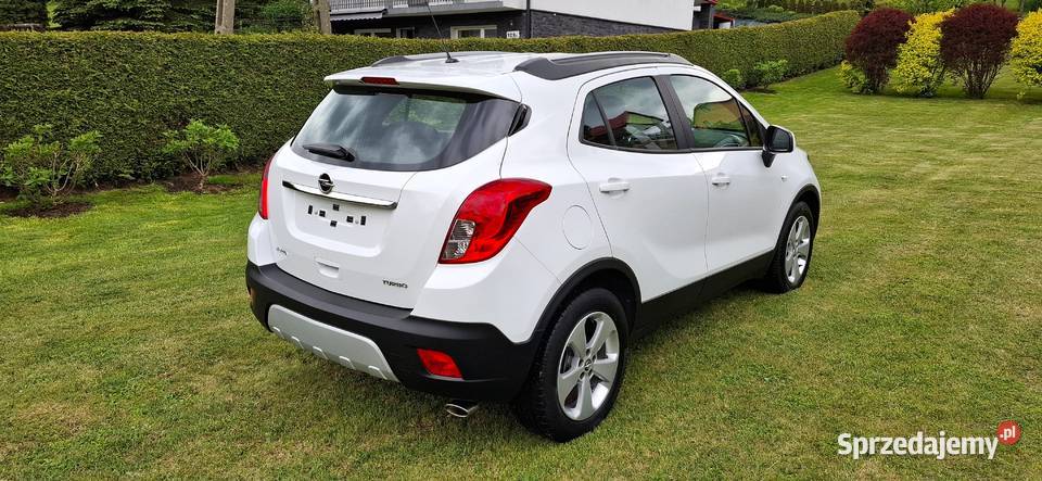 Opel Mokka 14T 140 Pierwszy wlasc Bezwypadkowy biały Samochody osobowe Olkusz