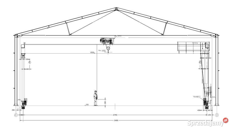 Suwnica bramowa udźwig 18 ton prod 2020r z