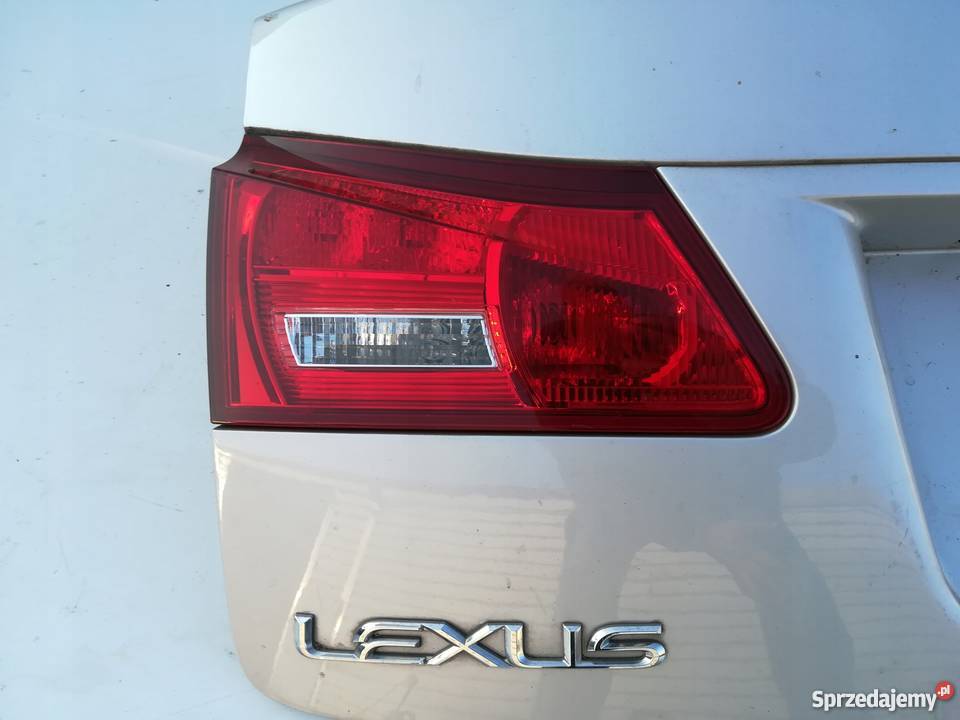 KLAPA TYLNA BAGAŻNIKA LAMPY LEXUS IS220d IS250 Karoseria Nowy Tomyśl
