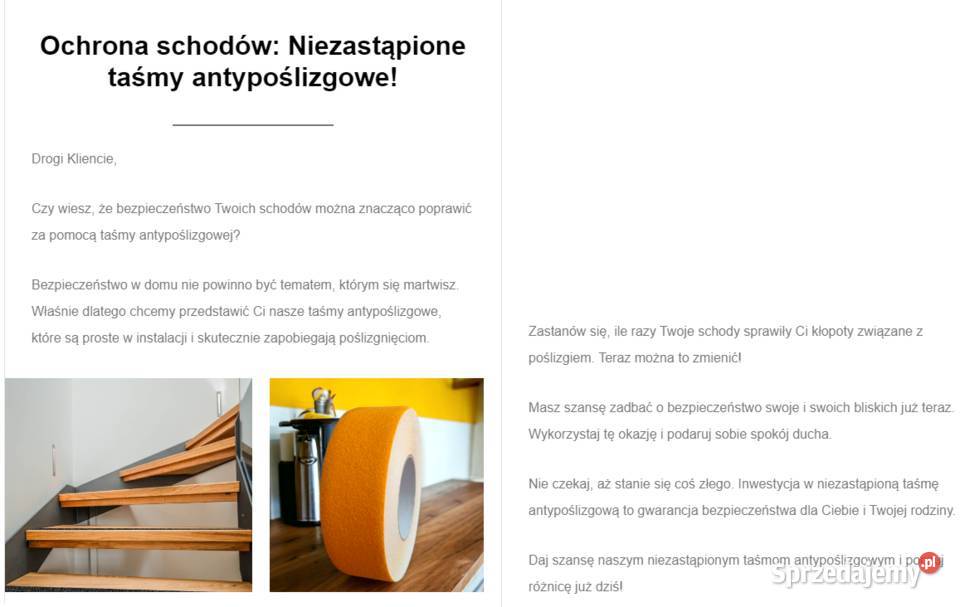 Taśma antyposlizgowa 150mm 18m NAJSZERSZA GRIP dolnośląskie Wiązów