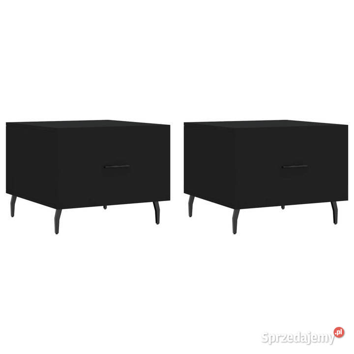 Stoliki kawowe 2 czarne 50x50x40 WM829431 Stoły Warszawa sprzedam