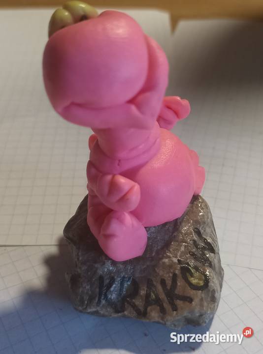 WIELICZKA KRAKÓW smok bazyliszek figurka żółty/złoty Figurki Warszawa sprzedam