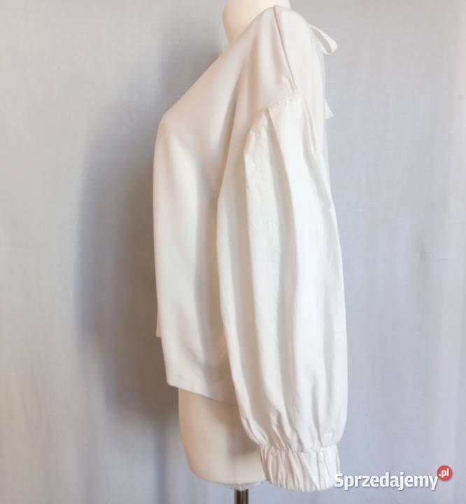 Bluza kremowa Bluzka damska r XL4214 Bufiaste Rozmiar 42(XL) sprzedam