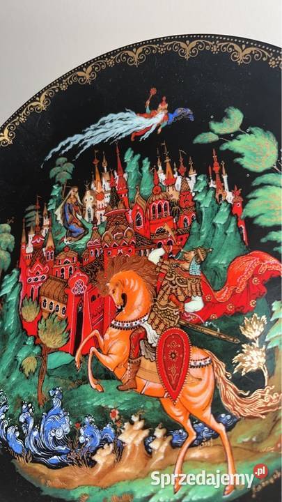 Bajkowy talerz do powieszenia Dzieło artysty Gdańsk sprzedam